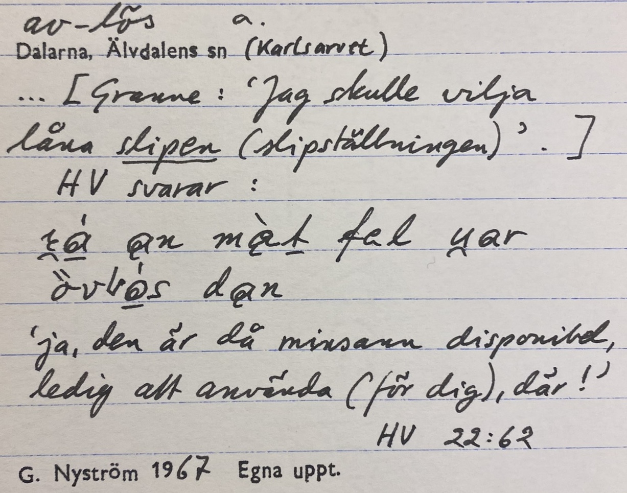 av-lös