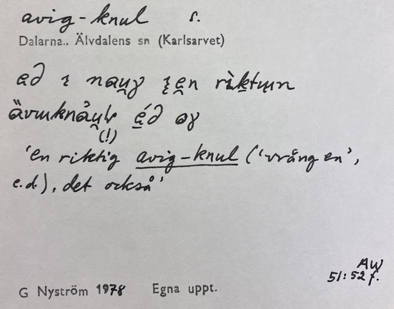 avig-knul