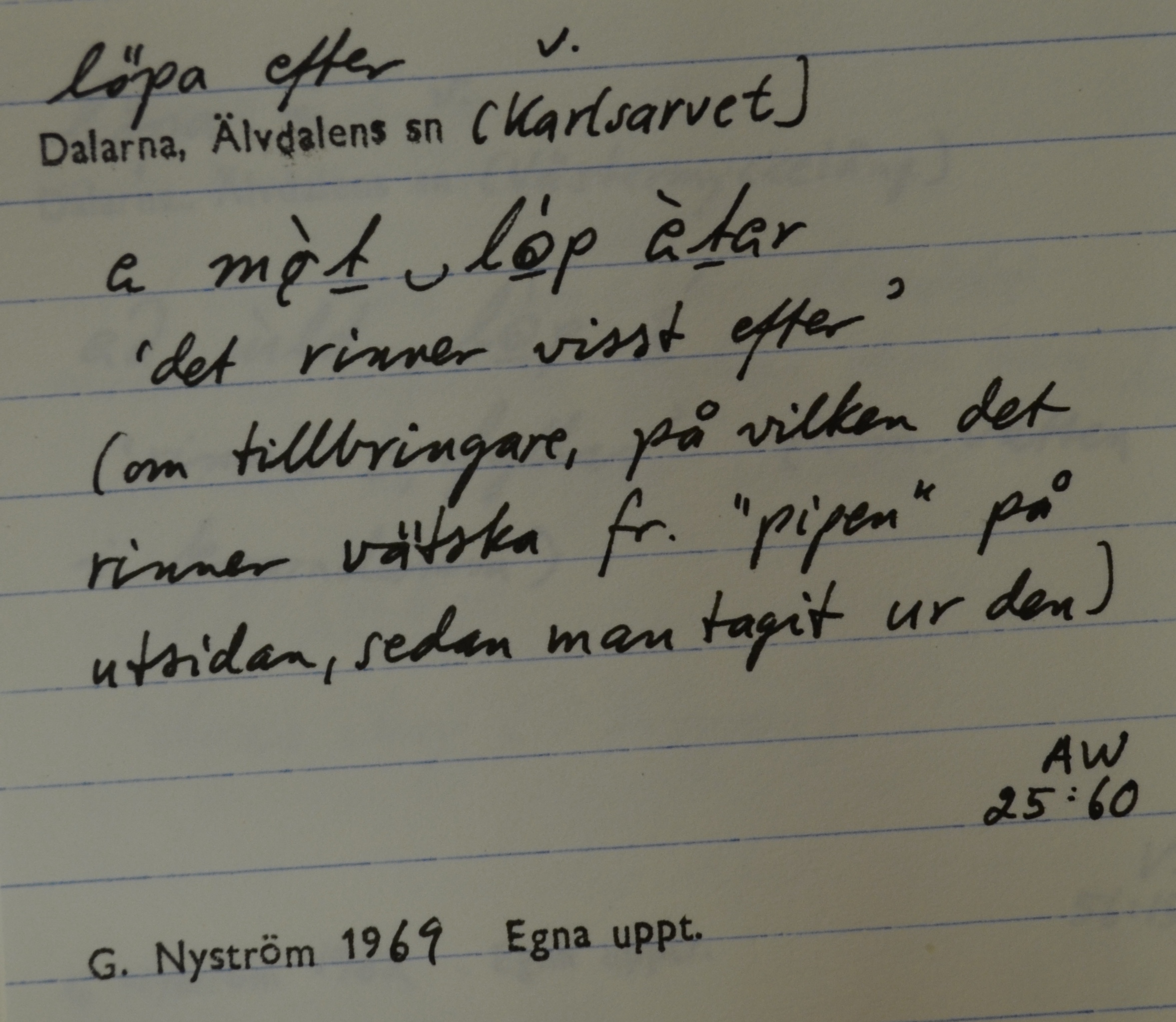 löpa efter_1