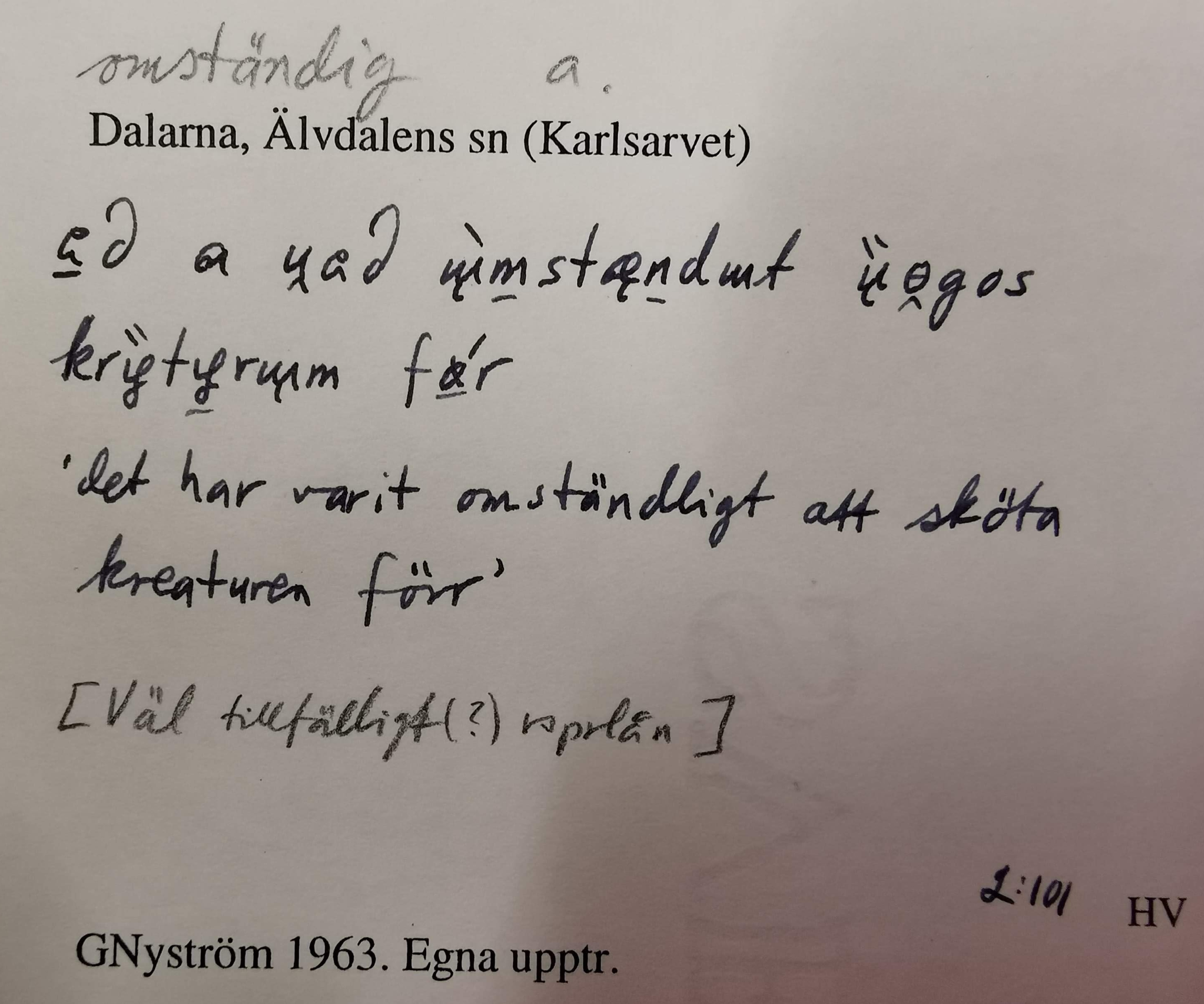 omständig
