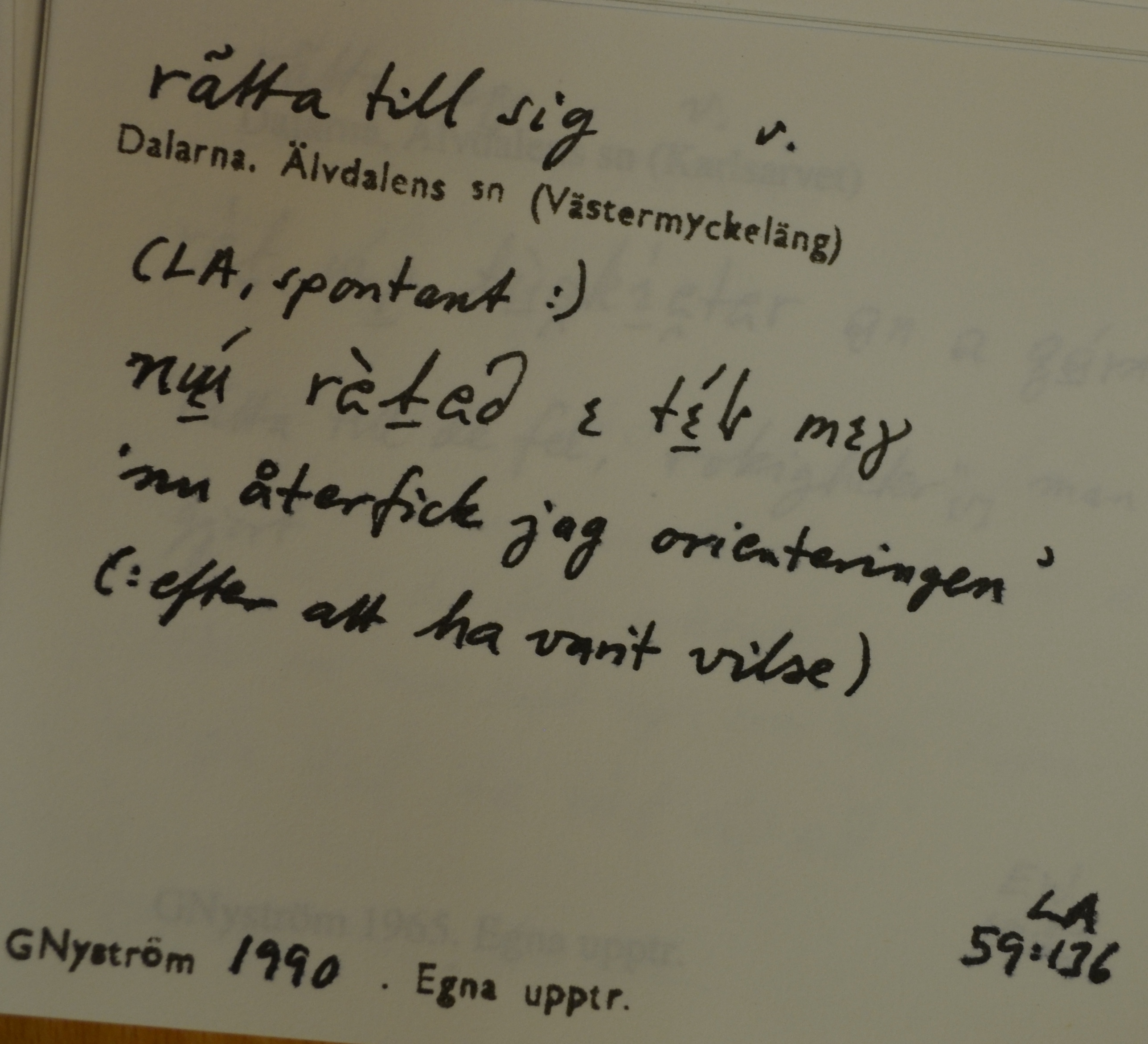rätta till sig_1