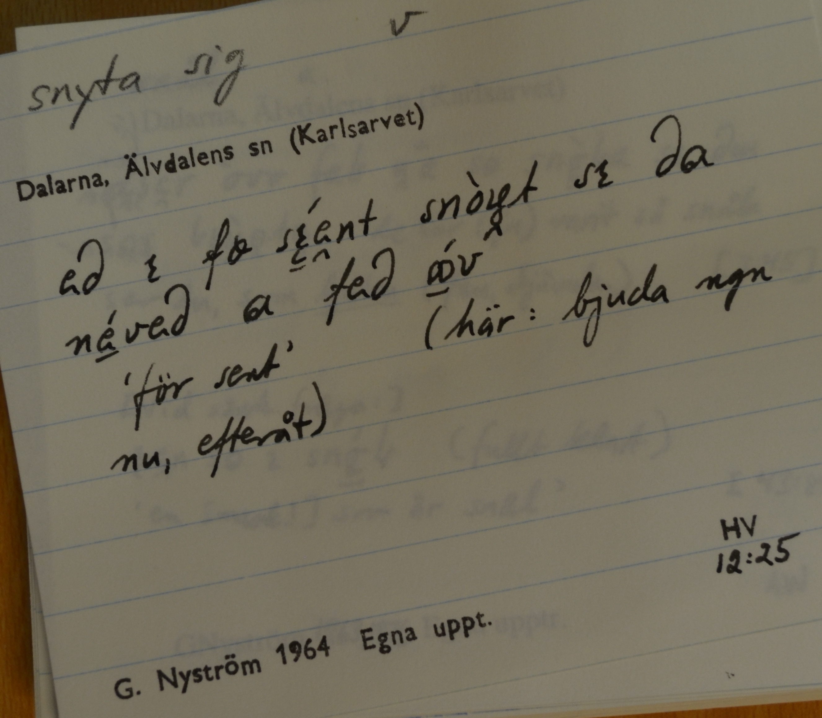 snyta sig_1