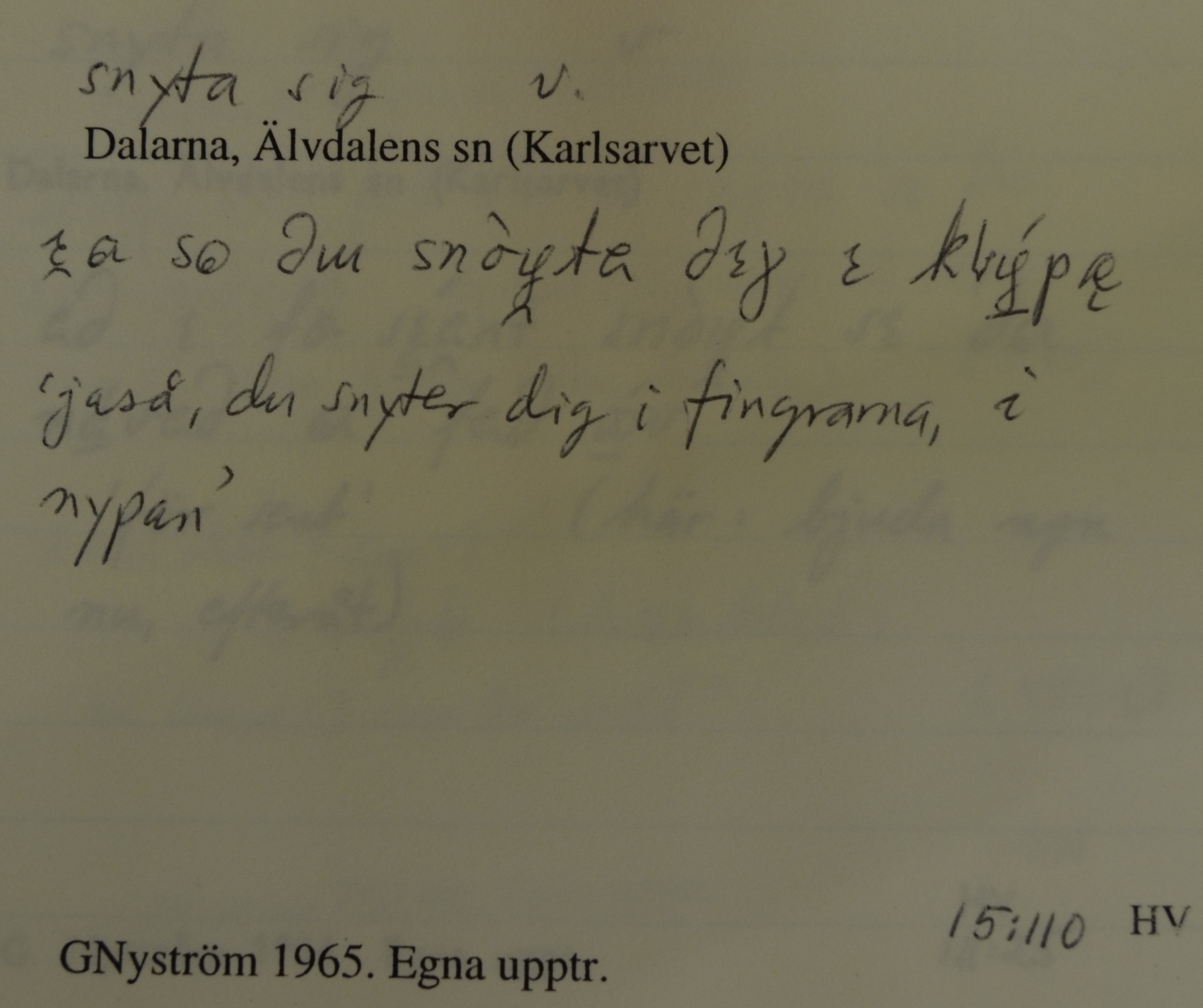 snyta sig_2