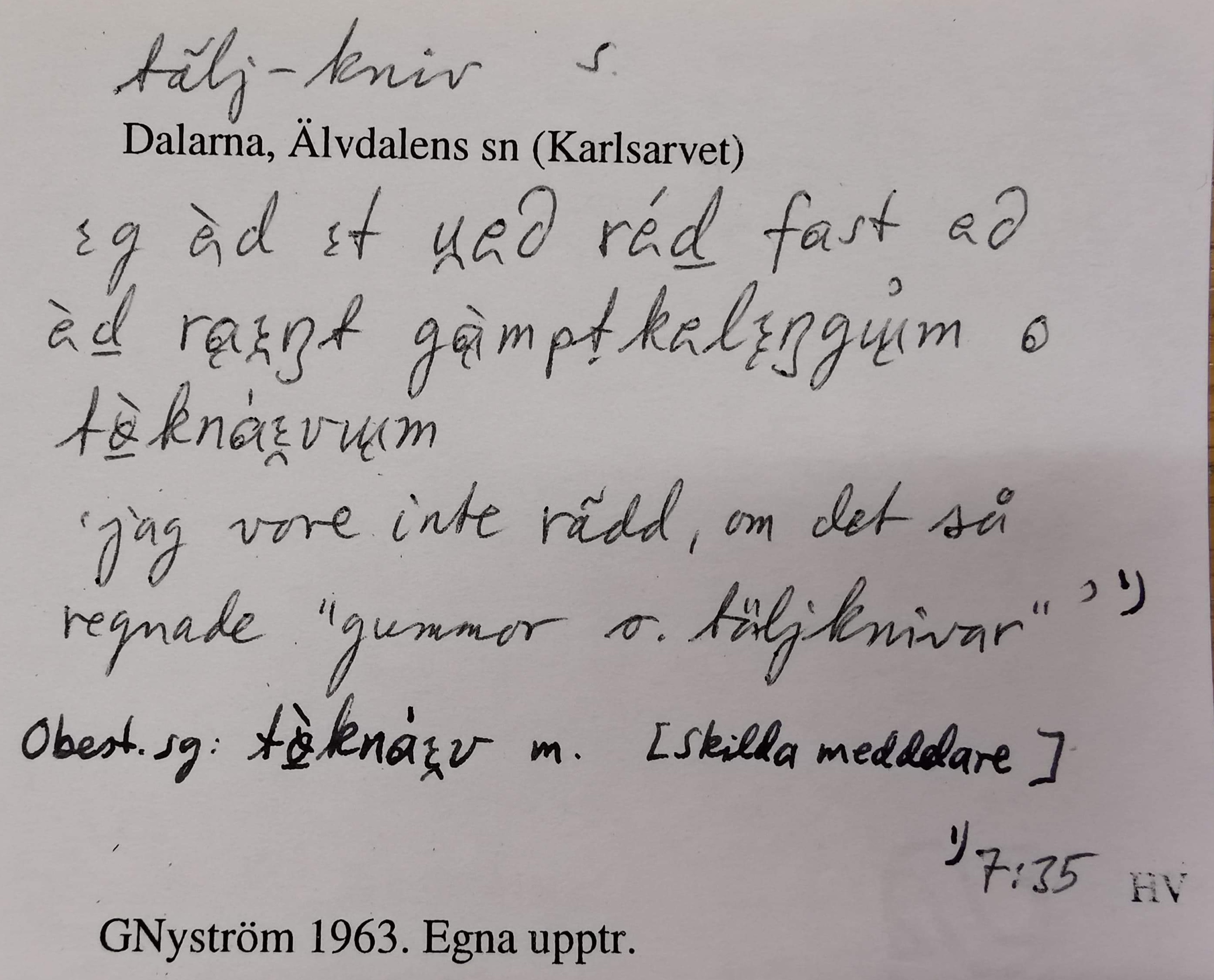 tälj-kniv