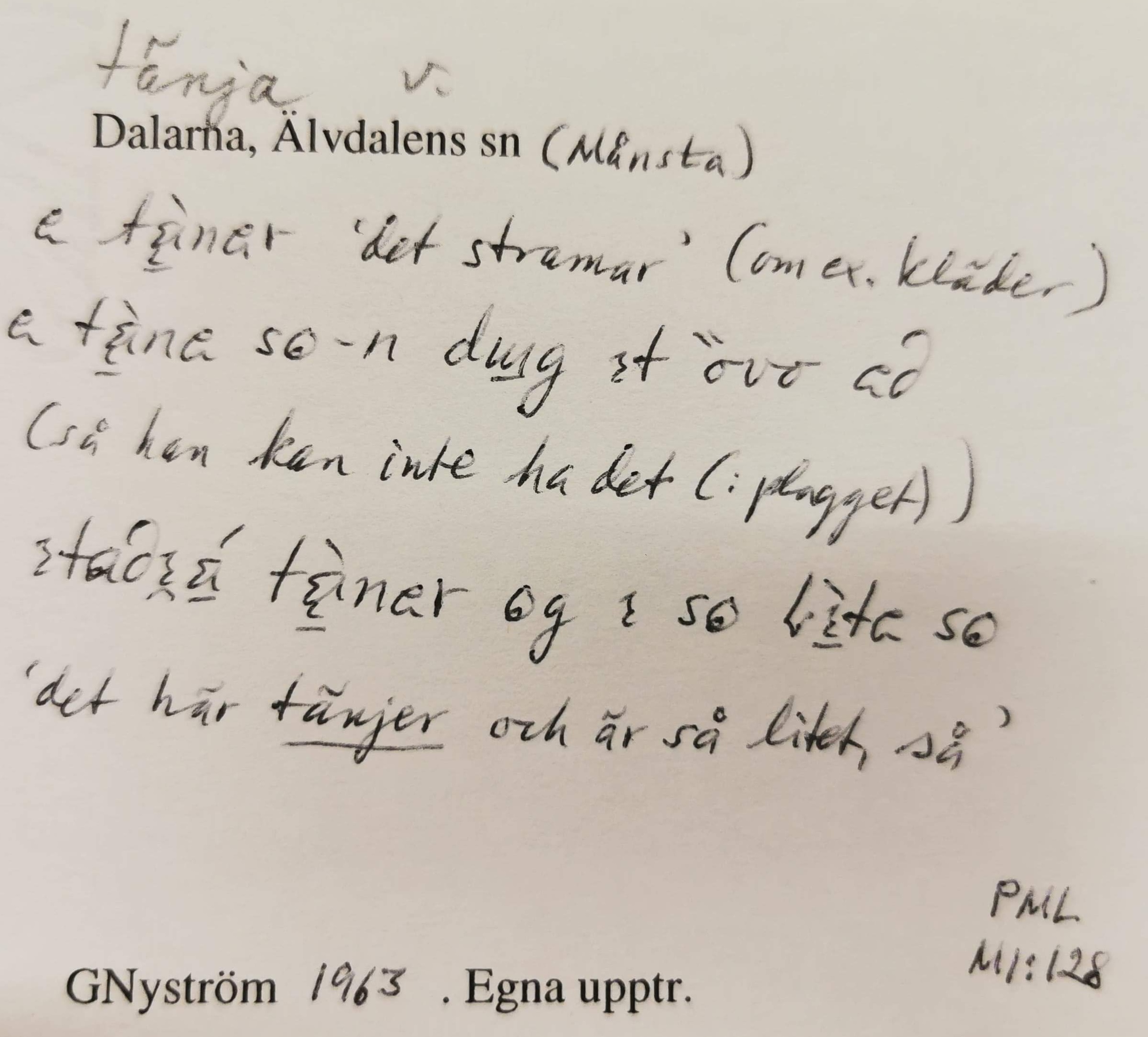 tänja