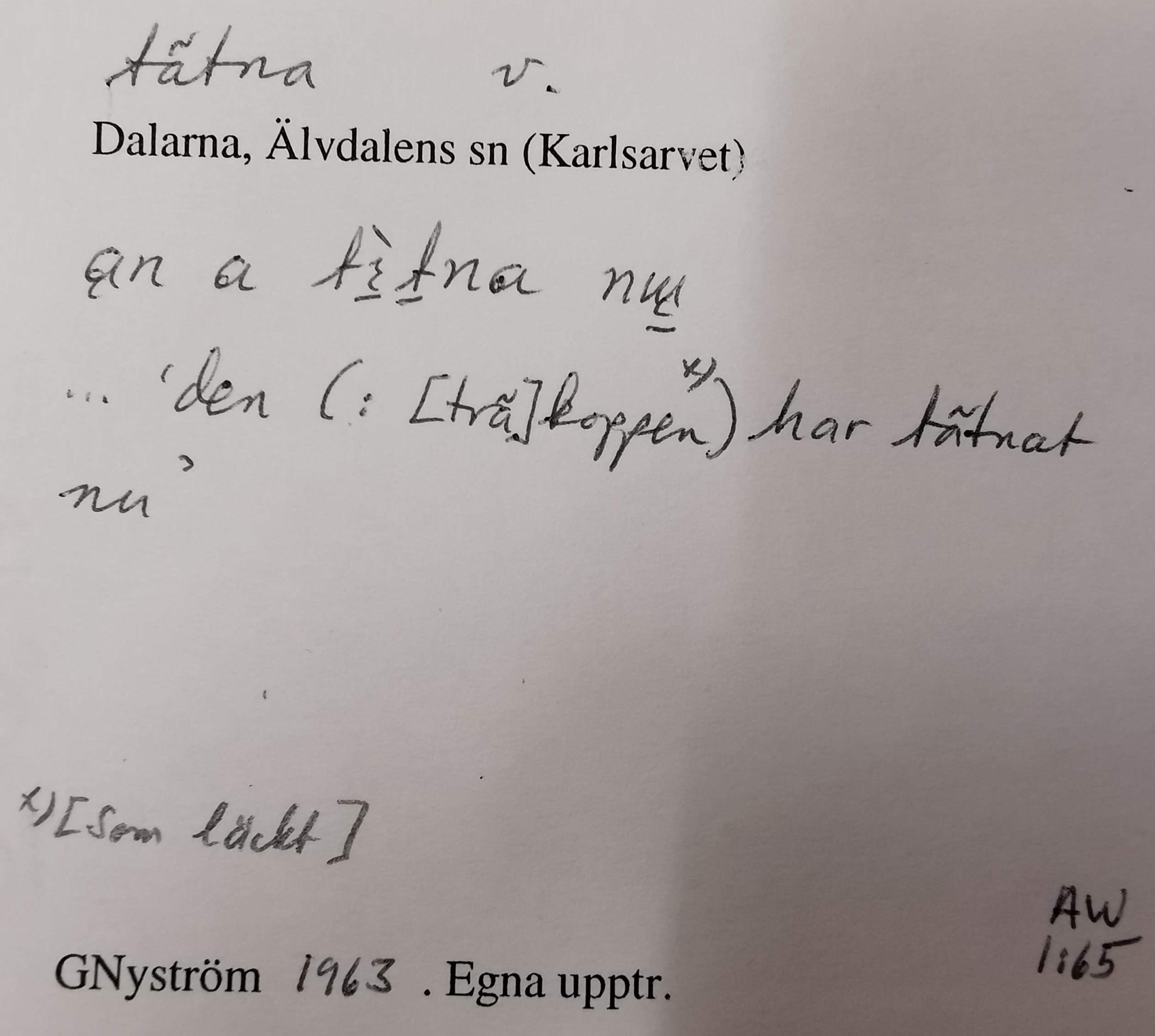 tätna