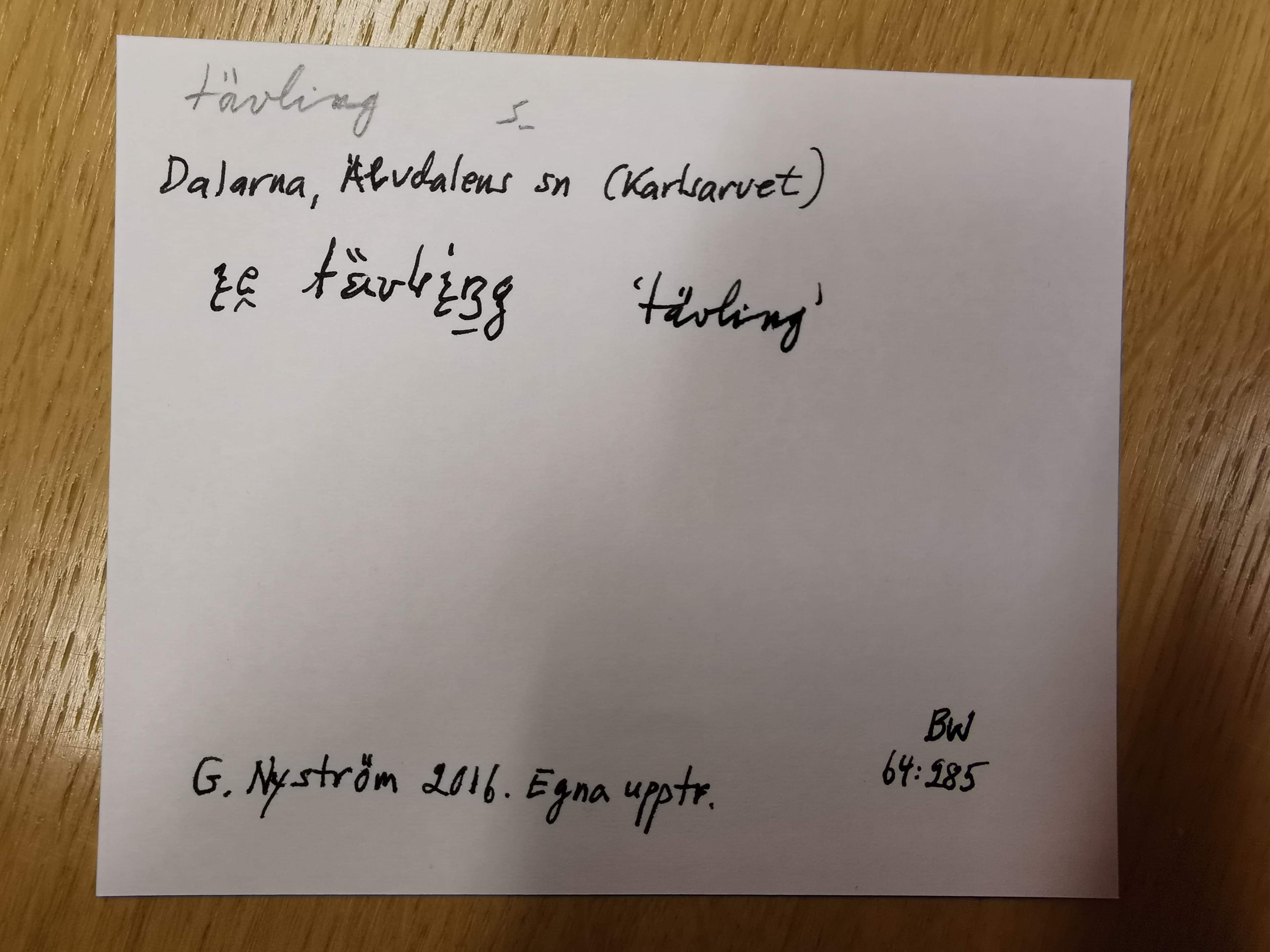 tävling