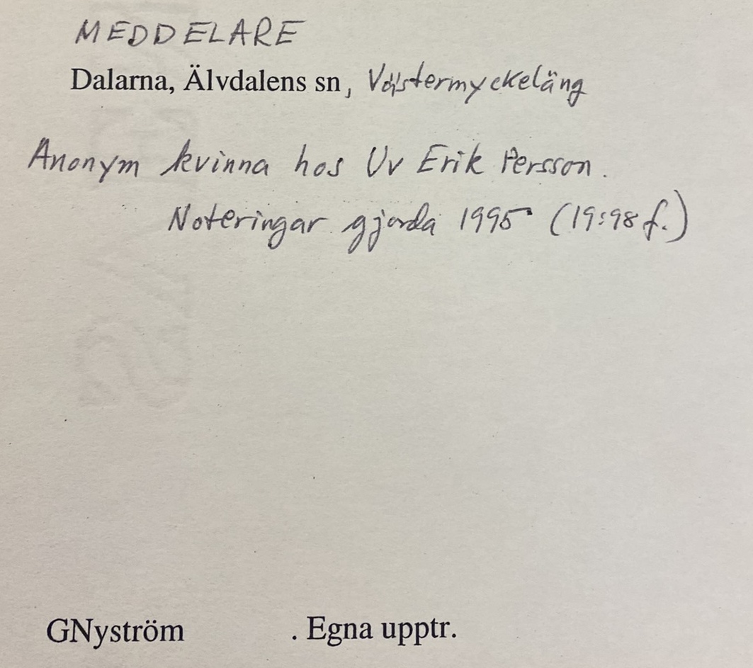 anonym kvinna hos uv erik persson