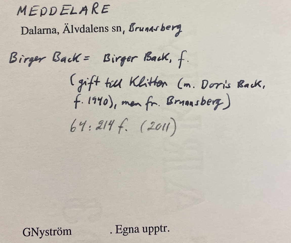 birger back