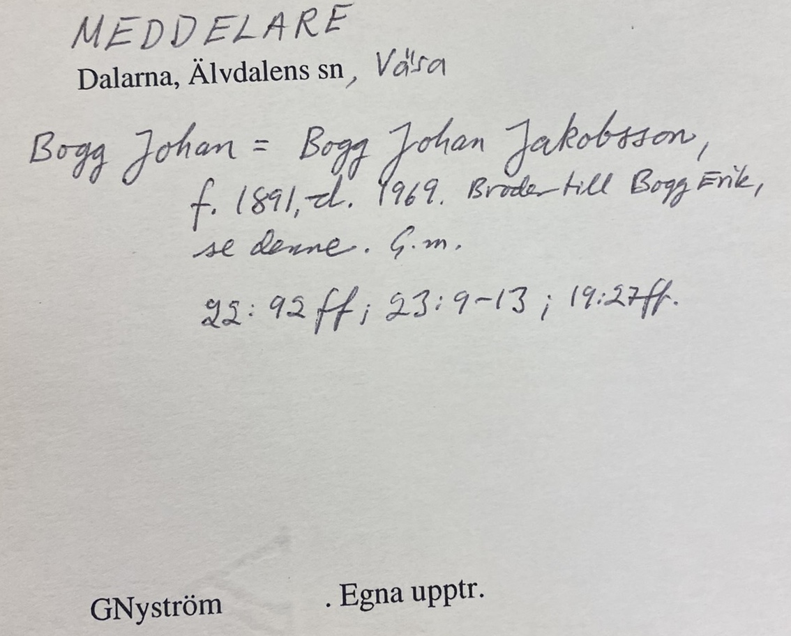 bogg johan