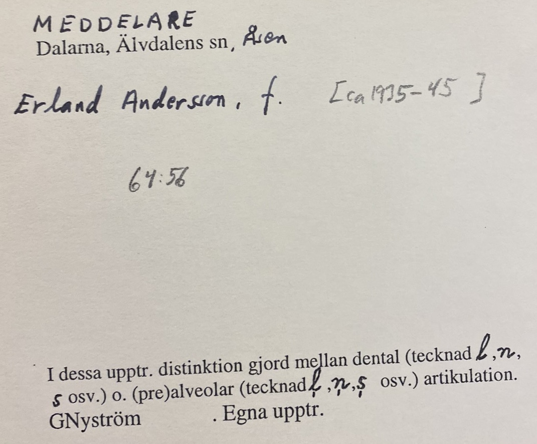 erland andersson