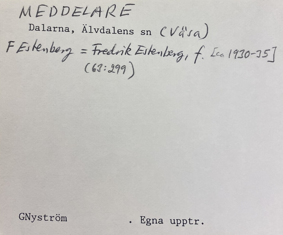 f estenberg