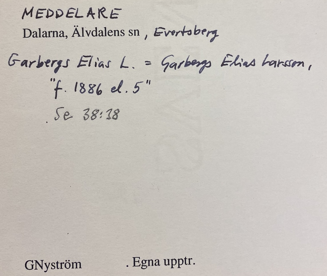 garbergs elias l