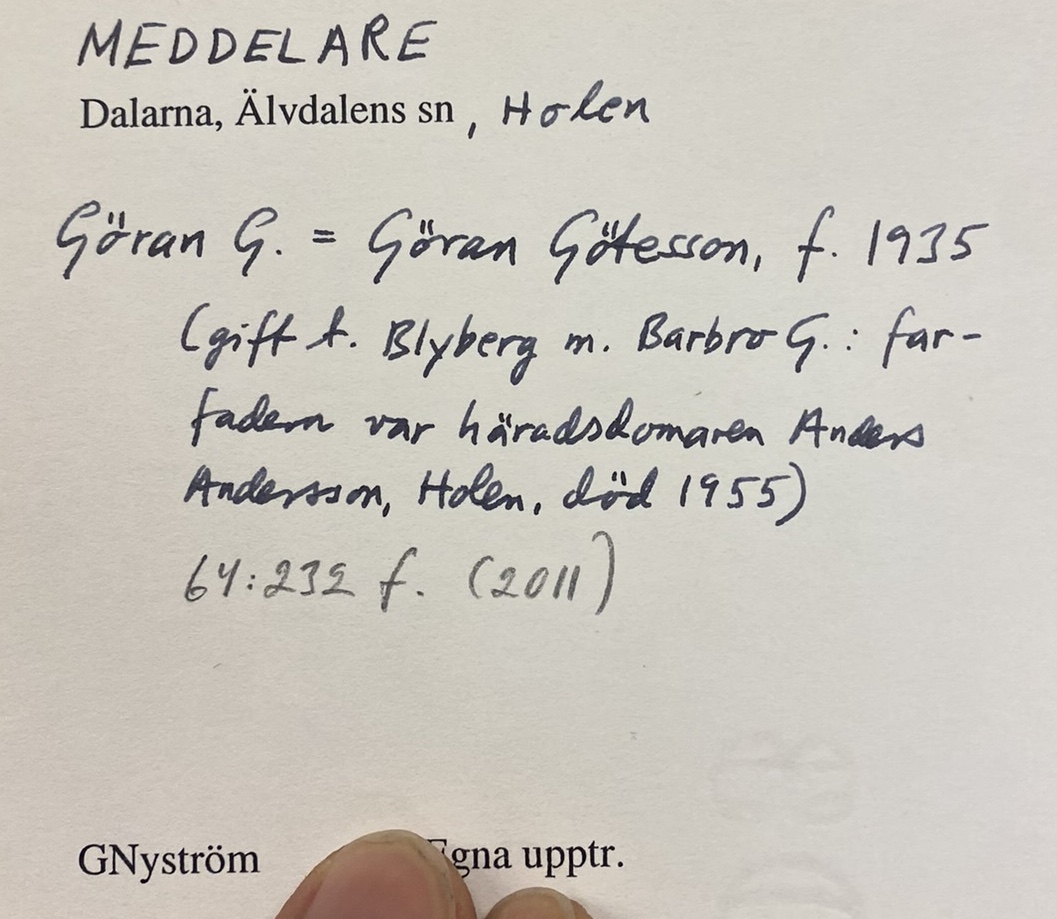 göran g