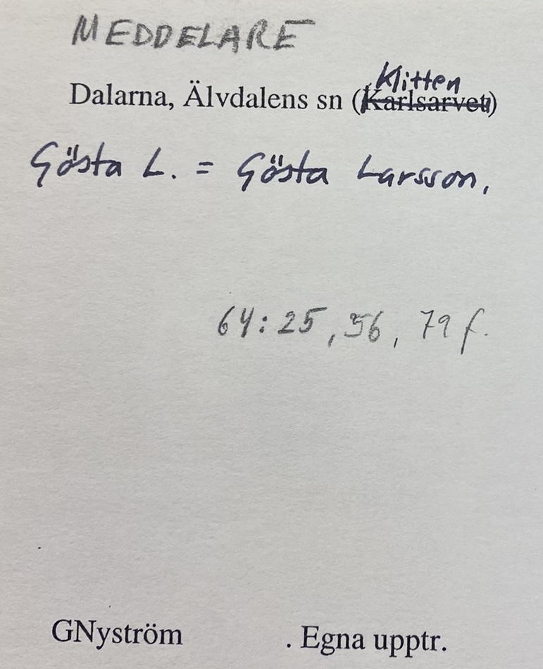 gösta l