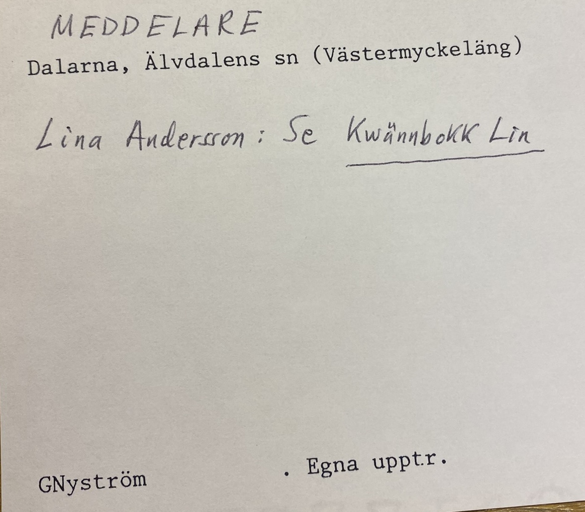 lina andersson