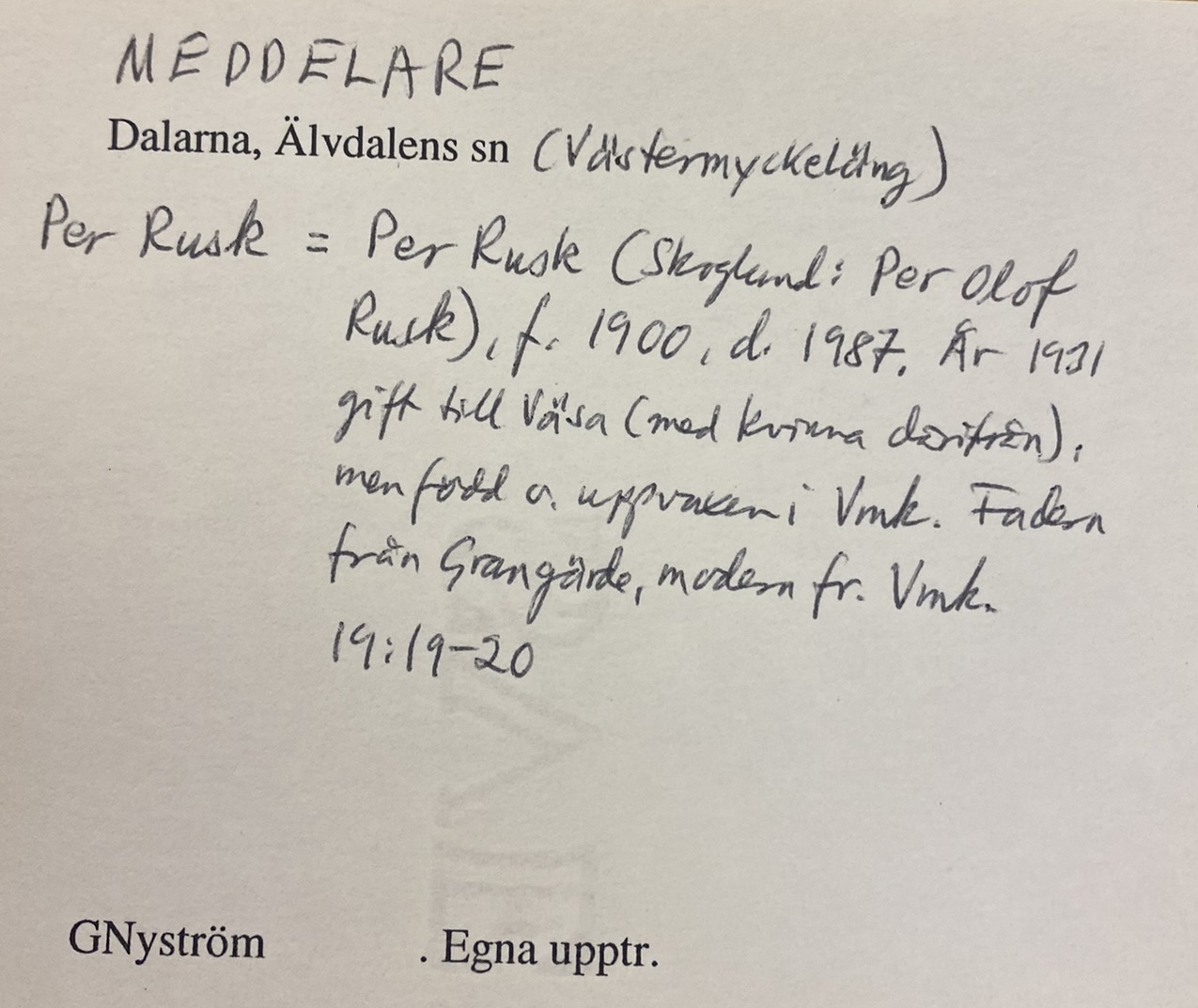 per rusk