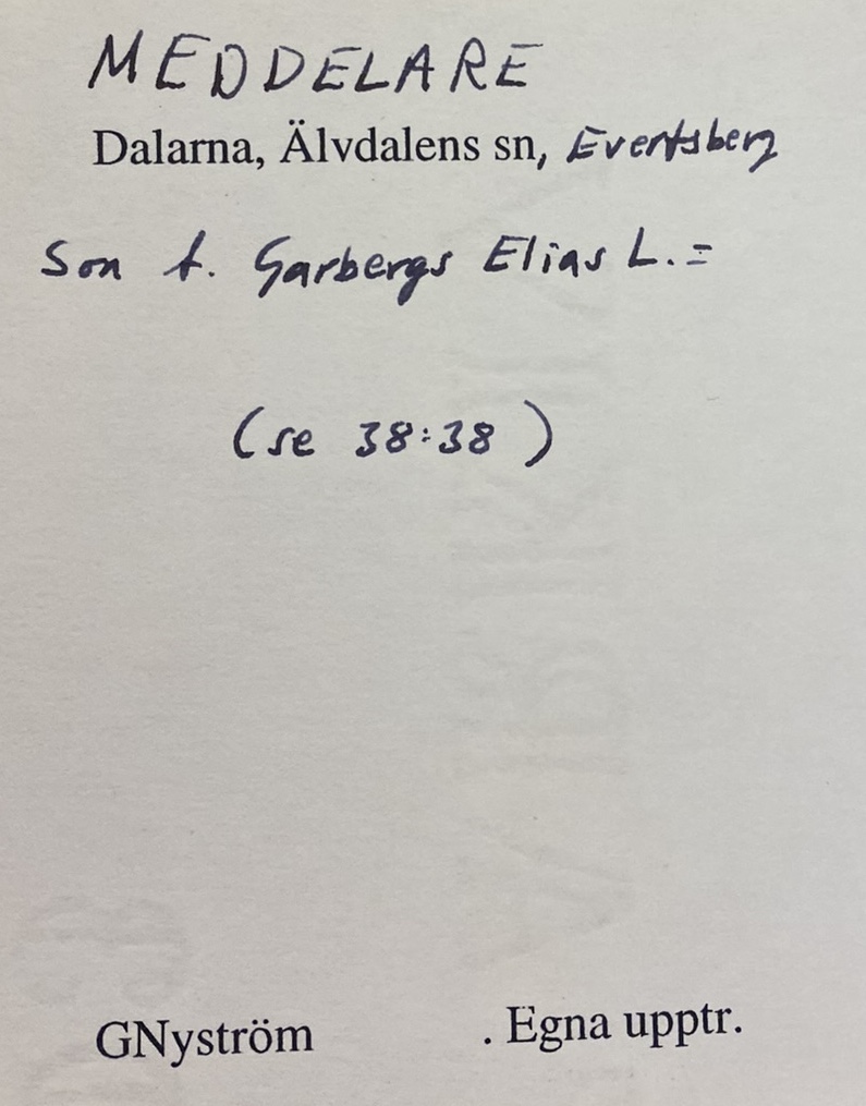 son t garbergs elias l
